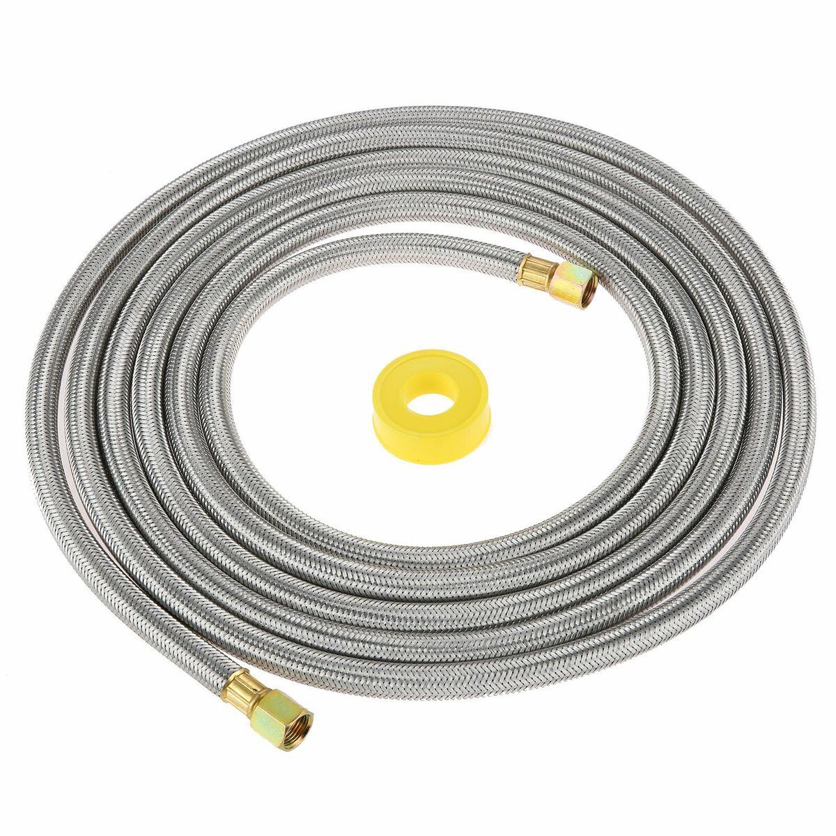 16Ft RV BBQ Grill Extension Propane Hose w/ 3/8" Female Flare Nuts Parts