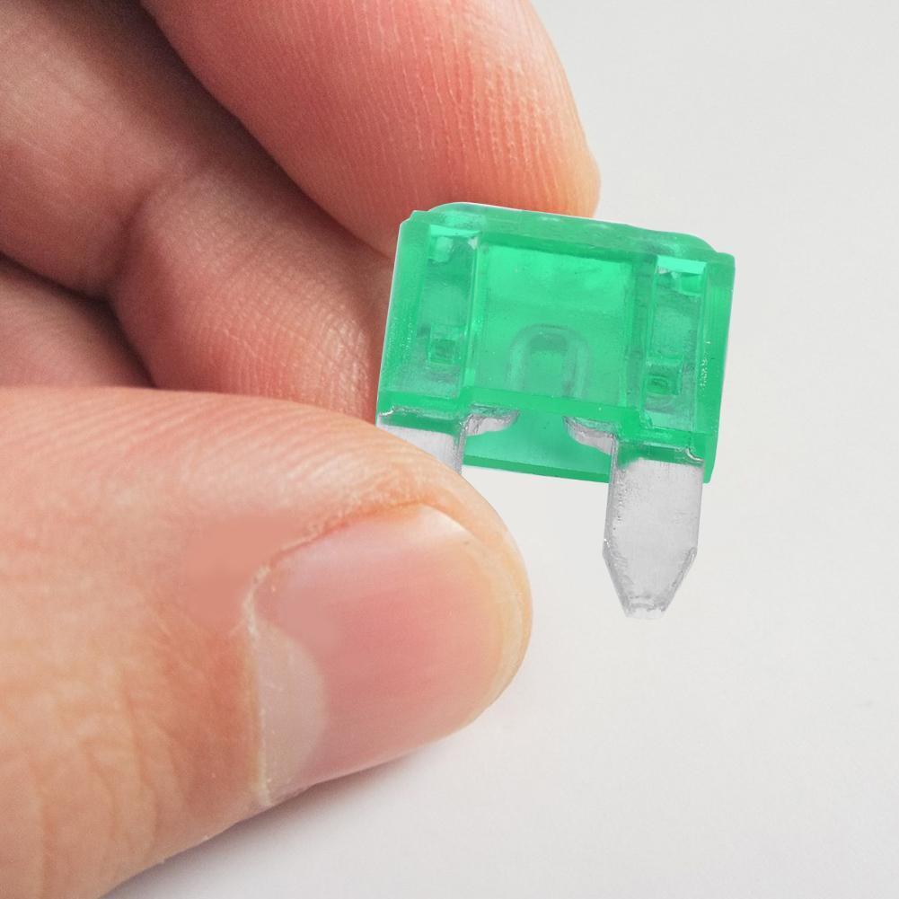 100pcs Mini Car Fuses 3A 5A 7.5A 10A 15A 20A 25A 30A 35A 40A with Box+Clip
