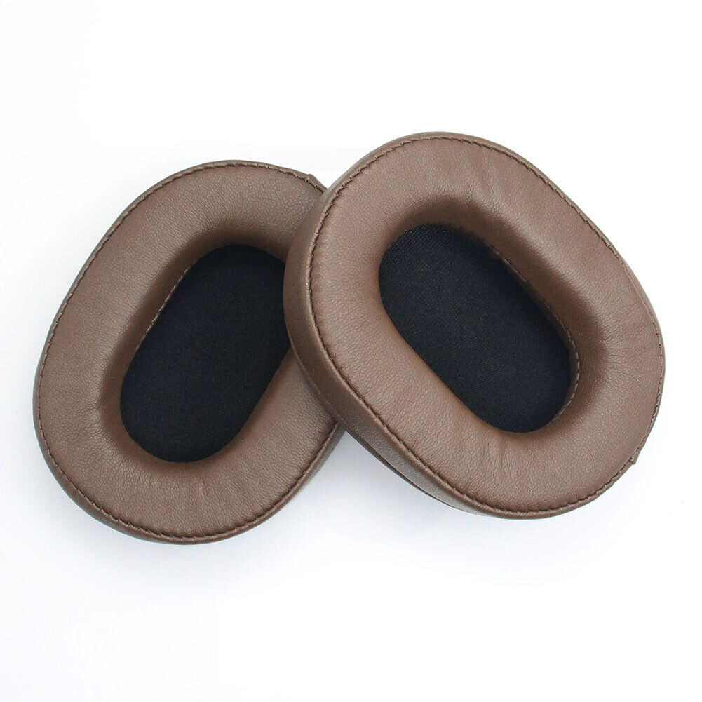 Sheepskin Ear Cushions for Audio Technica ATH M50x M20 M40 M40x (Brown)