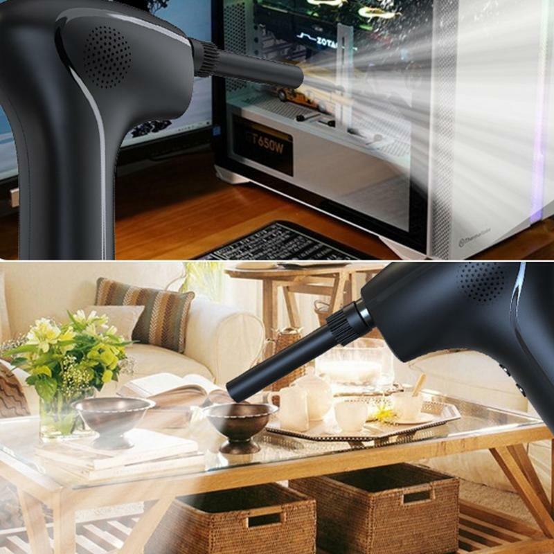 Wireless Air Duster USB Dust Blower Handheld Dust Collector Rechargable 60W