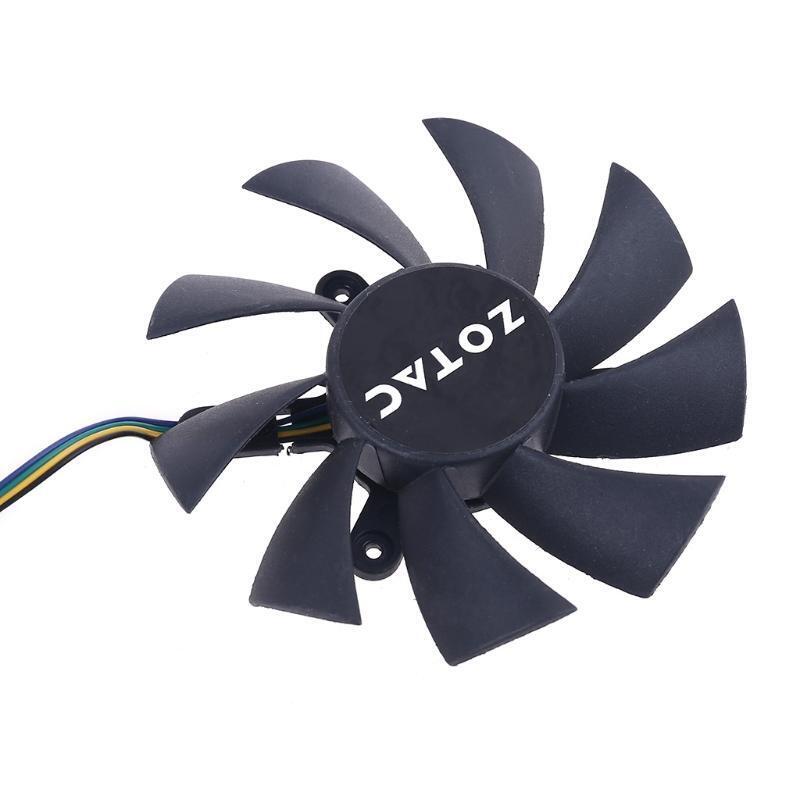 1 Pair 4Pin Cooler Fan for GeForce GTX 1660 RTX 2060 2070 Video Graphics Card