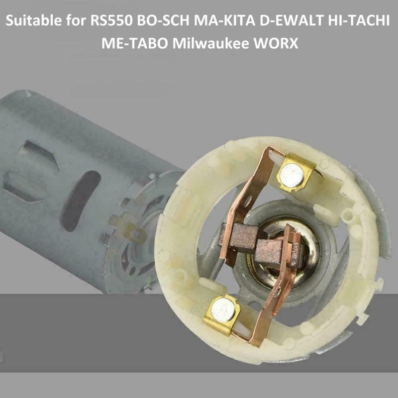 DC Motor Accessories 10 Pieces/Set Motor Carbon Brush Compatible w/ BO-SCH RS550