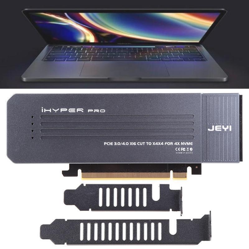 M.2 X16 to 4X PCIE 3.0 GEN3 Expansion Card Support NVMe M.2 m Key 2280 to 32Gbps