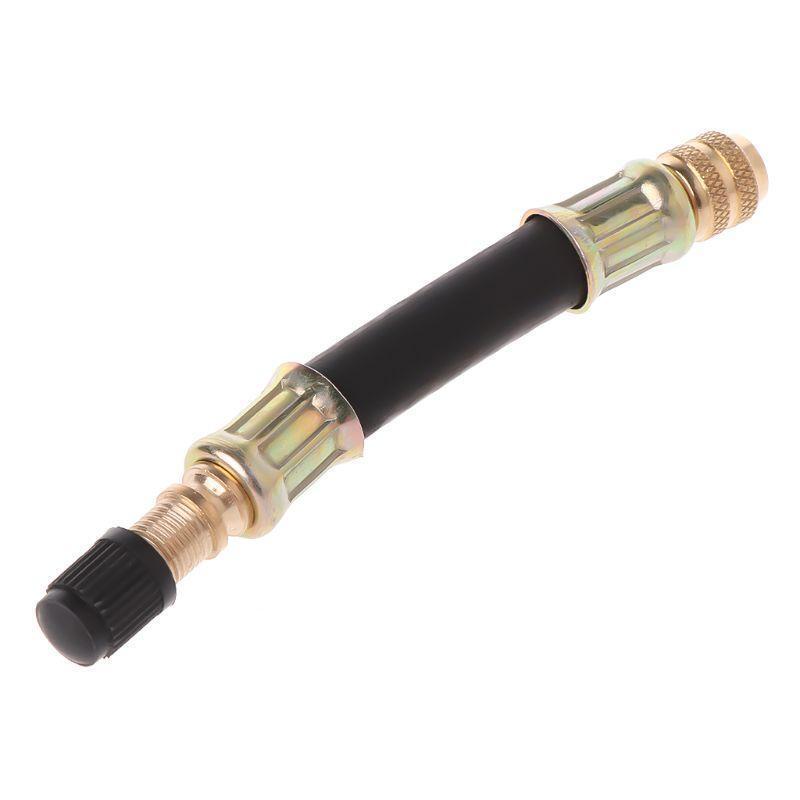 Bicycle Valve Extender Tire Parts MTB Bike 10cm Rubber Copper For Schrader Valve