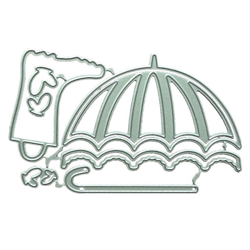 Umbrella Metal Cutting Dies Stencil DIY Scrapbook Album Paper Card Template Mold