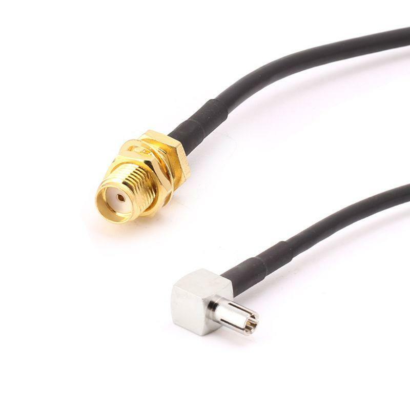 SMA Female Jack To TS9 Male Right Angle RG174 Pigtail Cable 20cm Antenna Coaxial