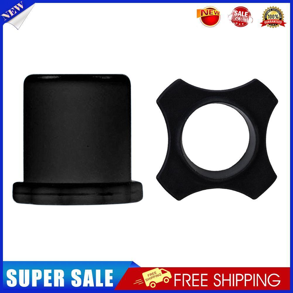 2pcs Wireless Microphone Anti-Rolling Ring Mic Bottom Sleeve Set (Black)