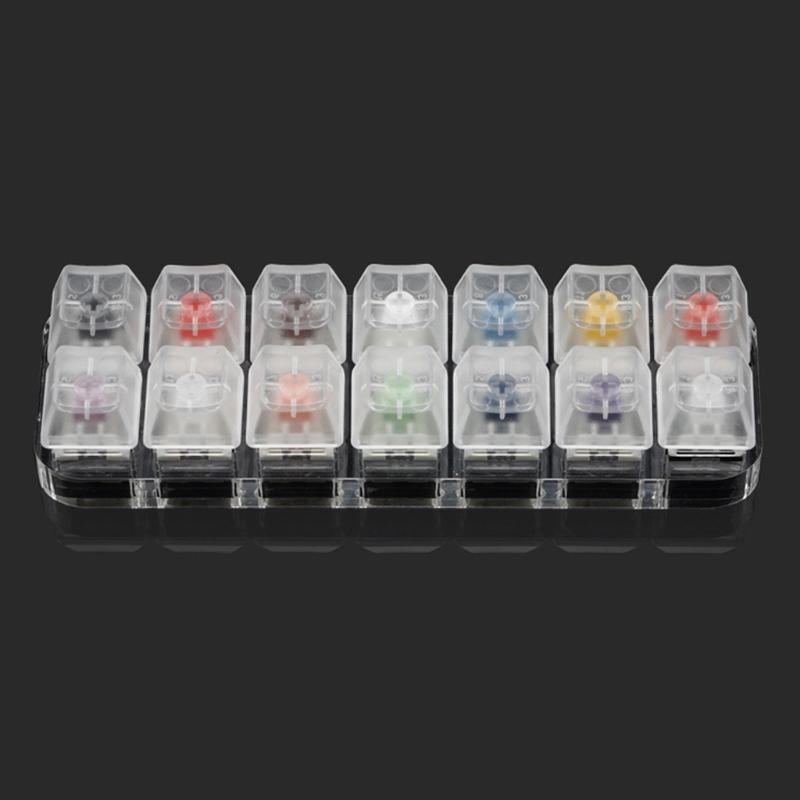 14 Key Caps Translucent Keycaps Testing Tool Kailh Box Switches Keyboard Tester