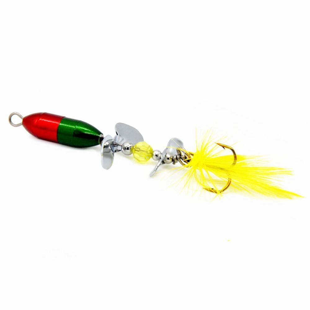 Noise Paillette Crank Bait Fishing Metal Lures Fishing Tackle Spoon Spinner