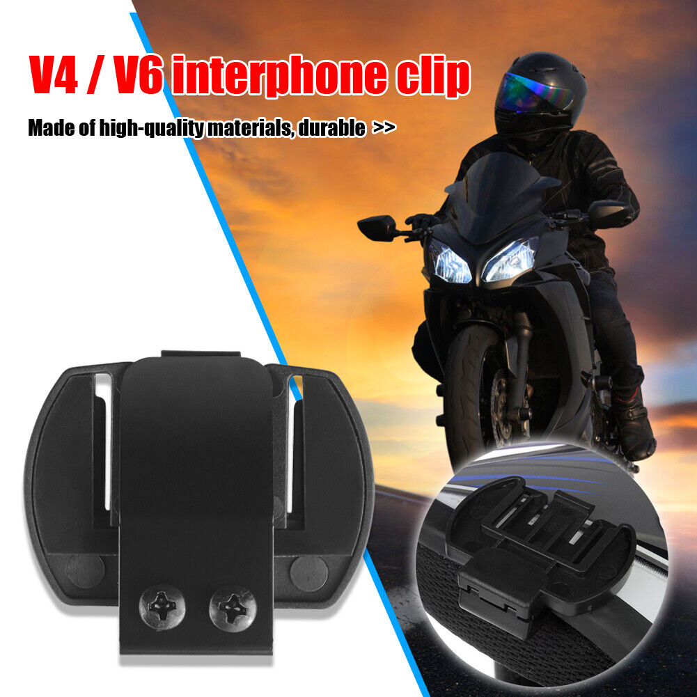 Helmet Speaker Headset Clip Bluetooth-compatible Intercom Bracket for V4 V6