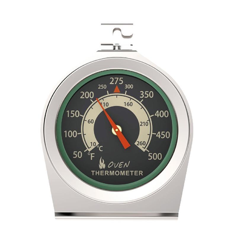 Oven Thermometer BBQ Grill Temperature Gauge Stainless Steel Safe Cooker Thermo