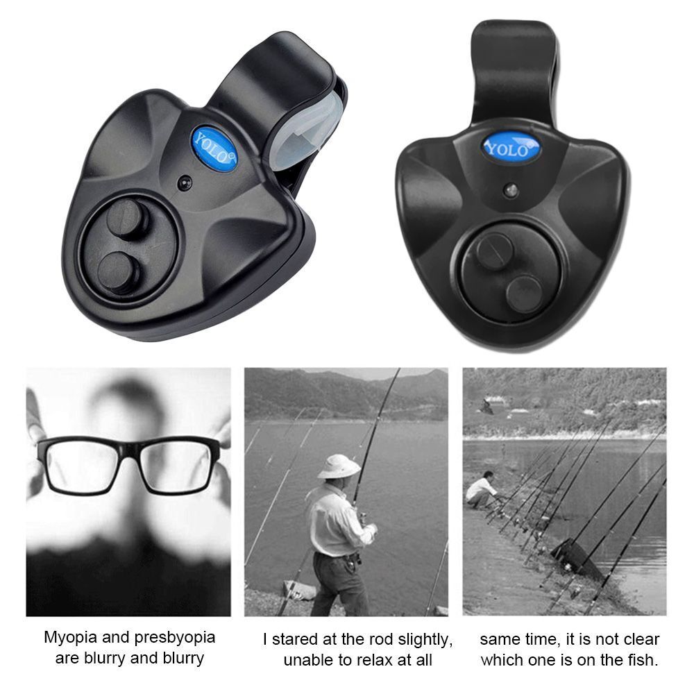 Smart Indicator Non-slip Loud Fishing Alarm Siren Bite Reminder Buzzer
