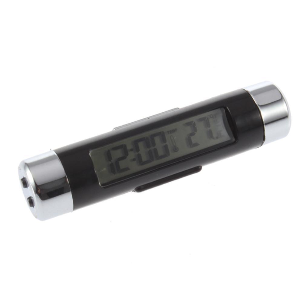 Car LCD Digital backlight Automotive Thermometer Clock Calendar