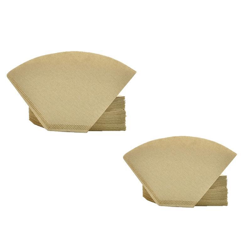 Coffee Filter Paper Set Disposable Unbleached  Environmently Friendly Filter