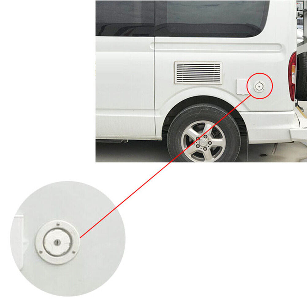 RV Accessory Gravity Fresh Water Fill Hatch Lockable Inlet Filter for Boat