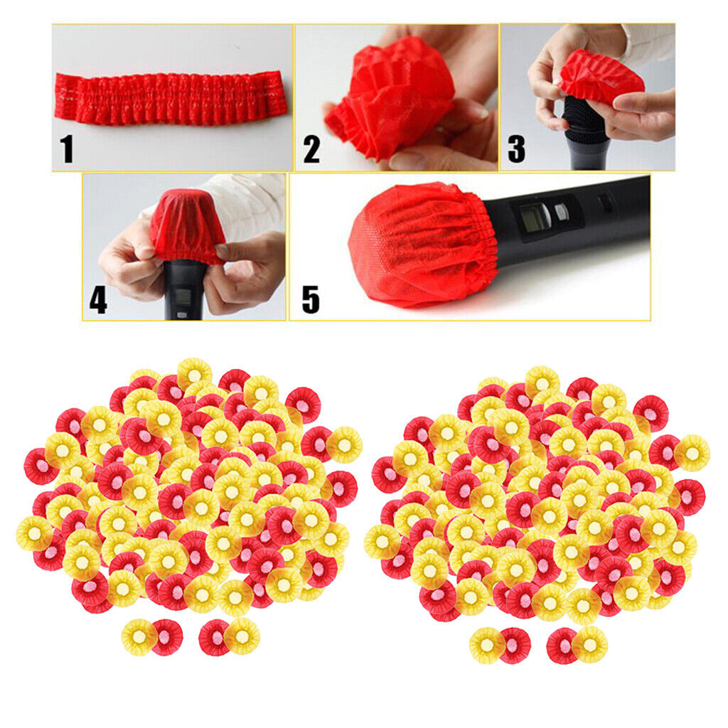 400Pcs Sanitary Microphone  for Karaoke Handheld Mic s Disposable