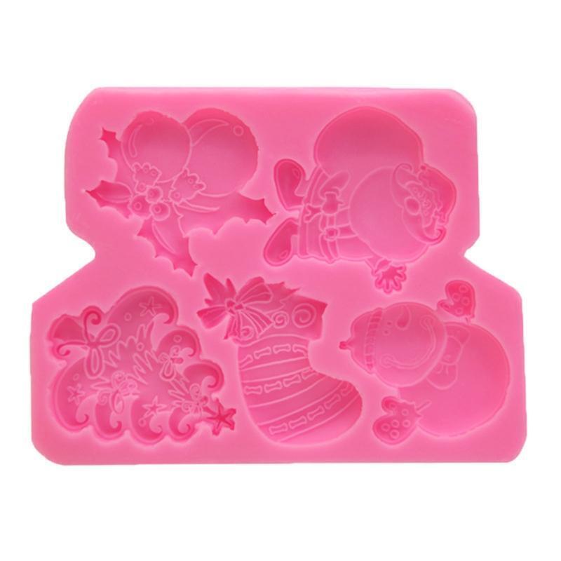Silicone Mousse Mould Christmas Themed Silicone Material Pudding Chocolate Molds