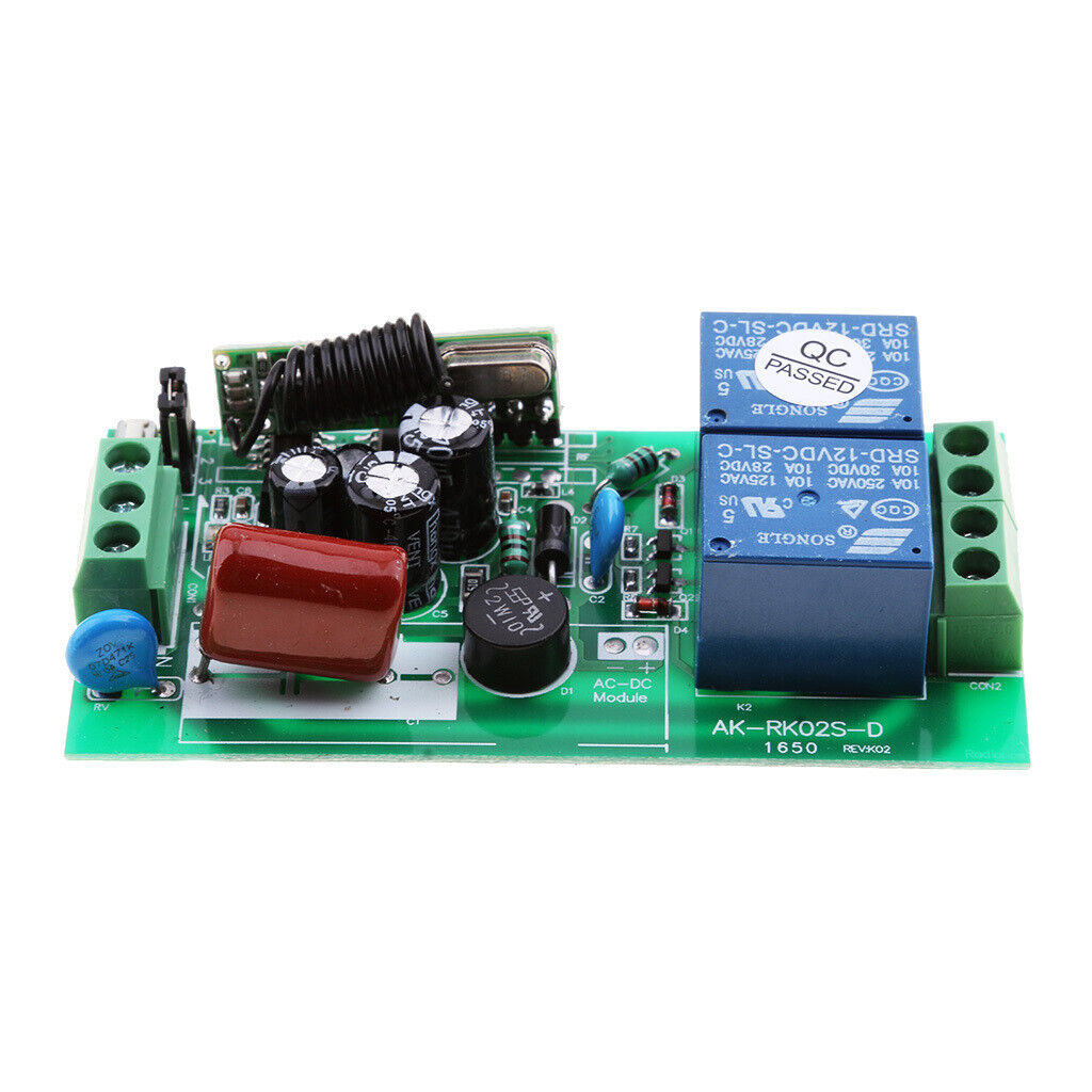 AC85-250V 10A 2 Channel   Remote Control  Switch Receiver