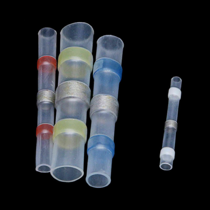 100 pcs Heat Shrink Wire Connectors Marine Automotive Waterproof Terminals Set