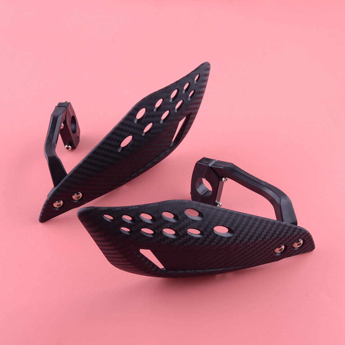 2pcs 7/8" Handle Bar End Hand Guard Protector Fit For Motorcycle Dirt Bike ATV