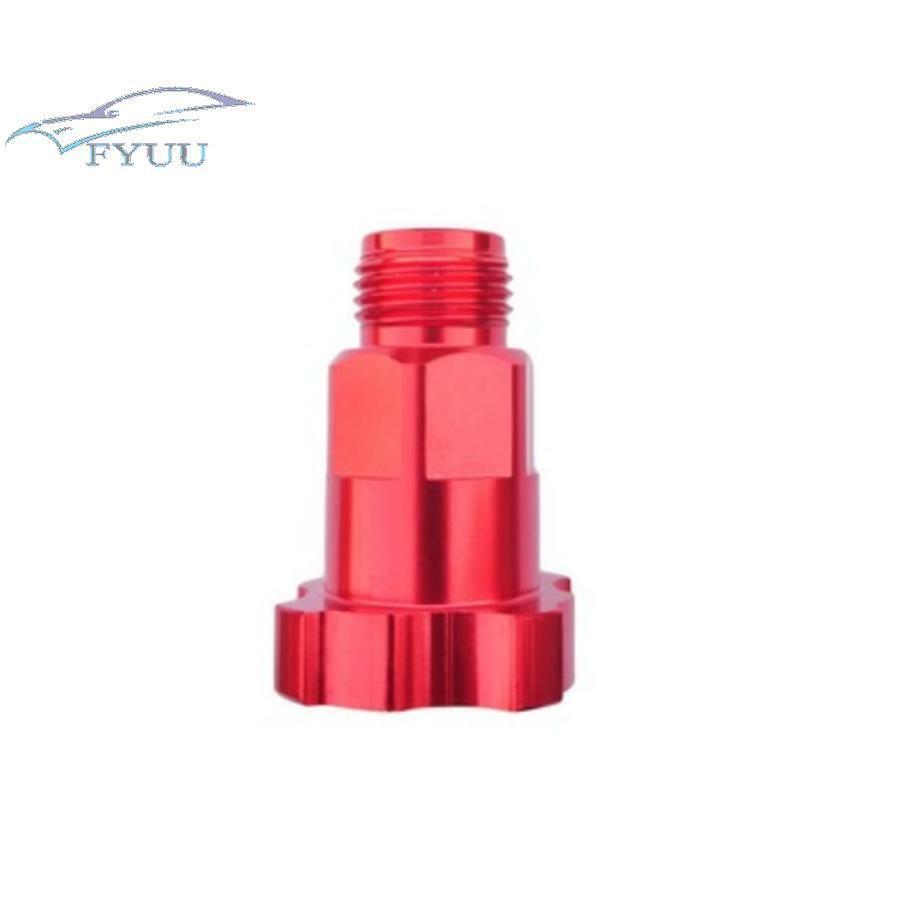 1pc M16 x 1.5mm Red Aluminum For PPS Spray Gun Cup Adapter Spray Gun Connector