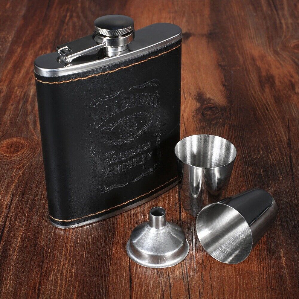 Luxury Whiskey Vodka Alcohol Wine Flagon Drink Bottle Liquor Hip Flask Kit 7oz