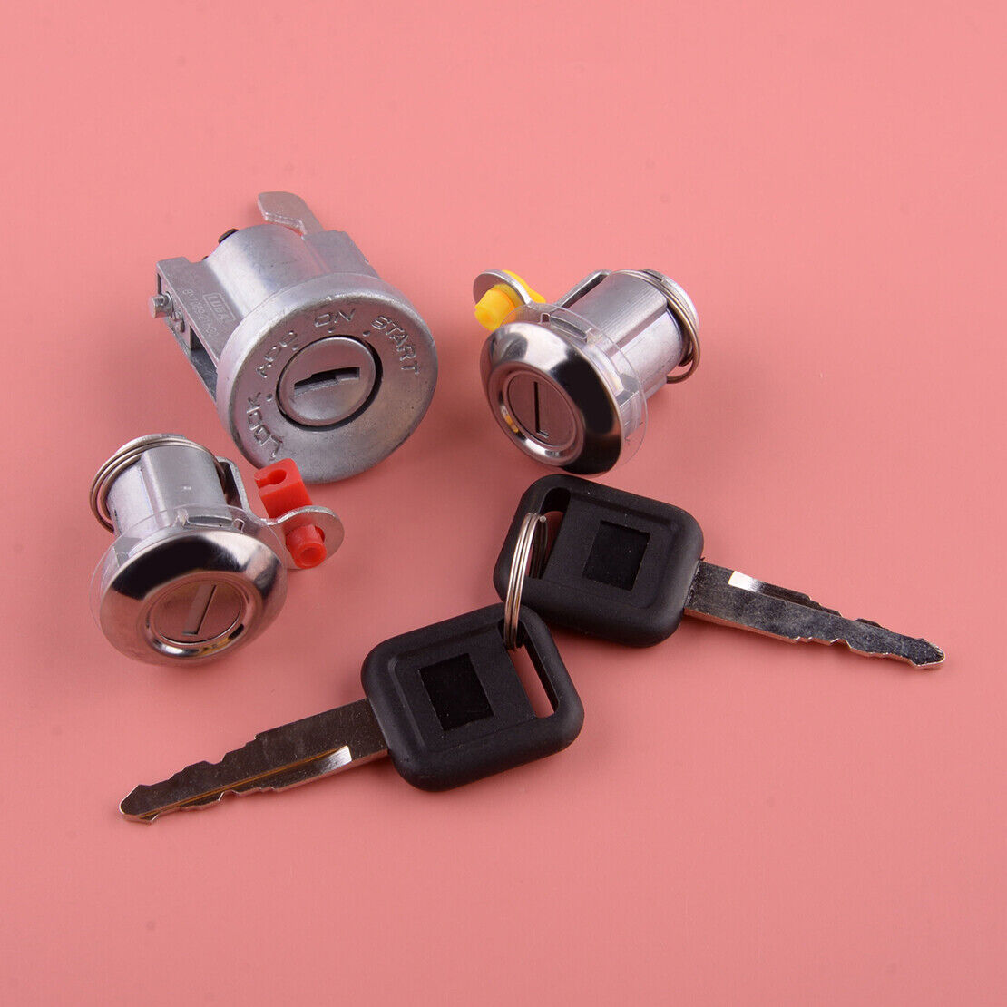 5Pcs Ignition Cylinder Door Lock Key Set Fit For Isuzu NPR NQR NKR ELF 1994-2007