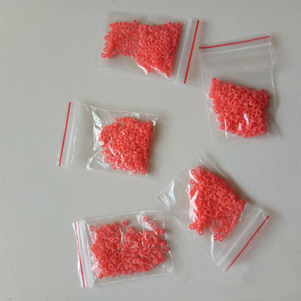 Rubber Bands Bloodworm Bait Granulator Red insect clip Fishing Accessories