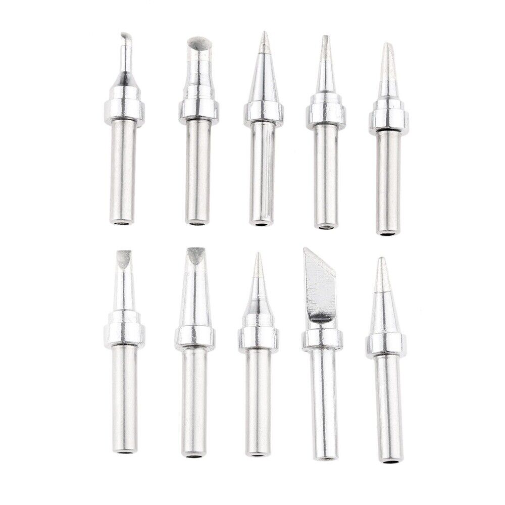 10Pcs 200M-T Series 31mm Soldering Iron Tip for Welding Small Components Repair