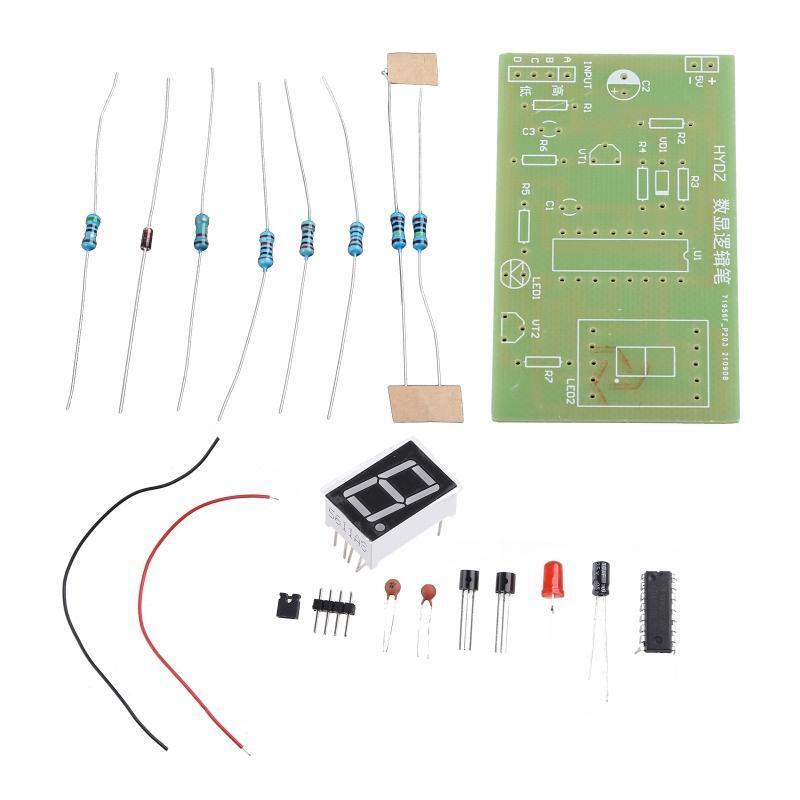 Digital Display LED Logic Pen Test Circuit DIY Music Teaching DIY Soldering Kits