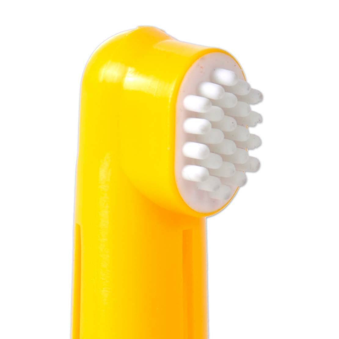 2x Pet Dog Cat Soft Finger Dental Cleaning Toothbrush Massager Teeth Hygiene Li