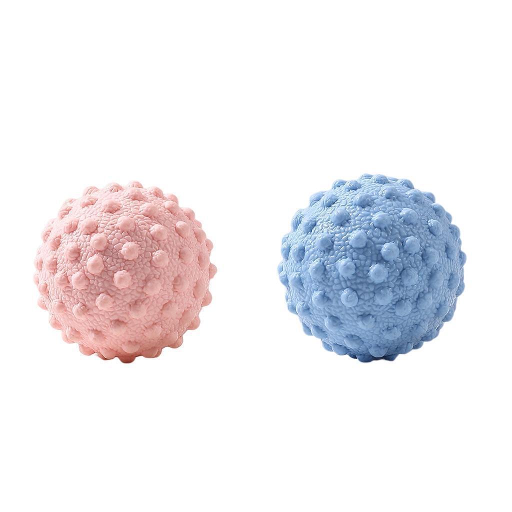 2×Soft Manual Massage Ball Plantar Fasciitis Roller for Gym Yoga and Pilates