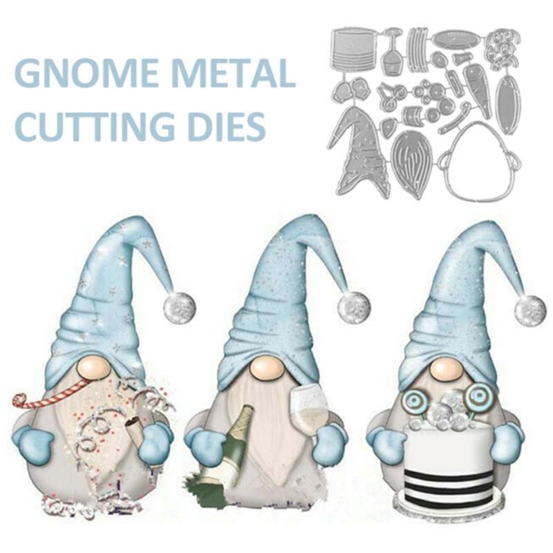 Gnome Metal Cutting Dies Stencil DIY Scrapbooking Album Paper Card Template Mold