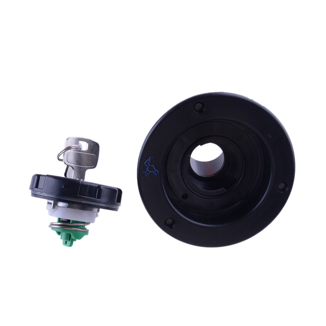 Round Black Gravity Fresh Water Fill Hatch Inlet For RV Trailer Camper A4