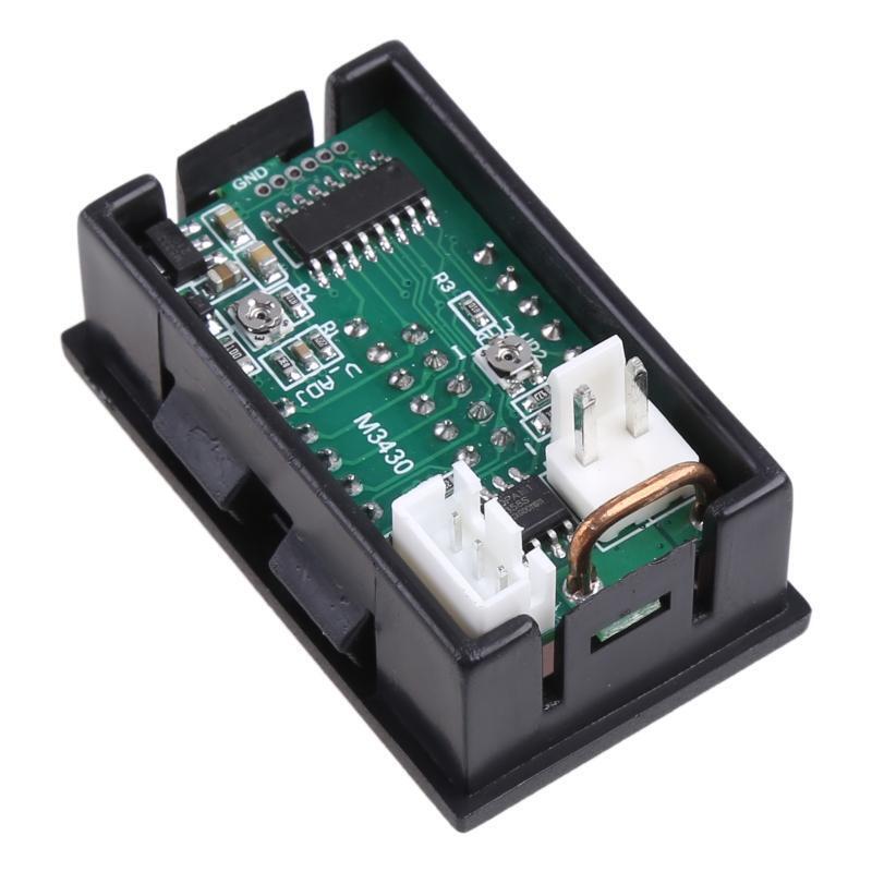 Dual Digital Voltage Voltmeter Ammeter Current Amps Volt Meter LCD Panel Monitor