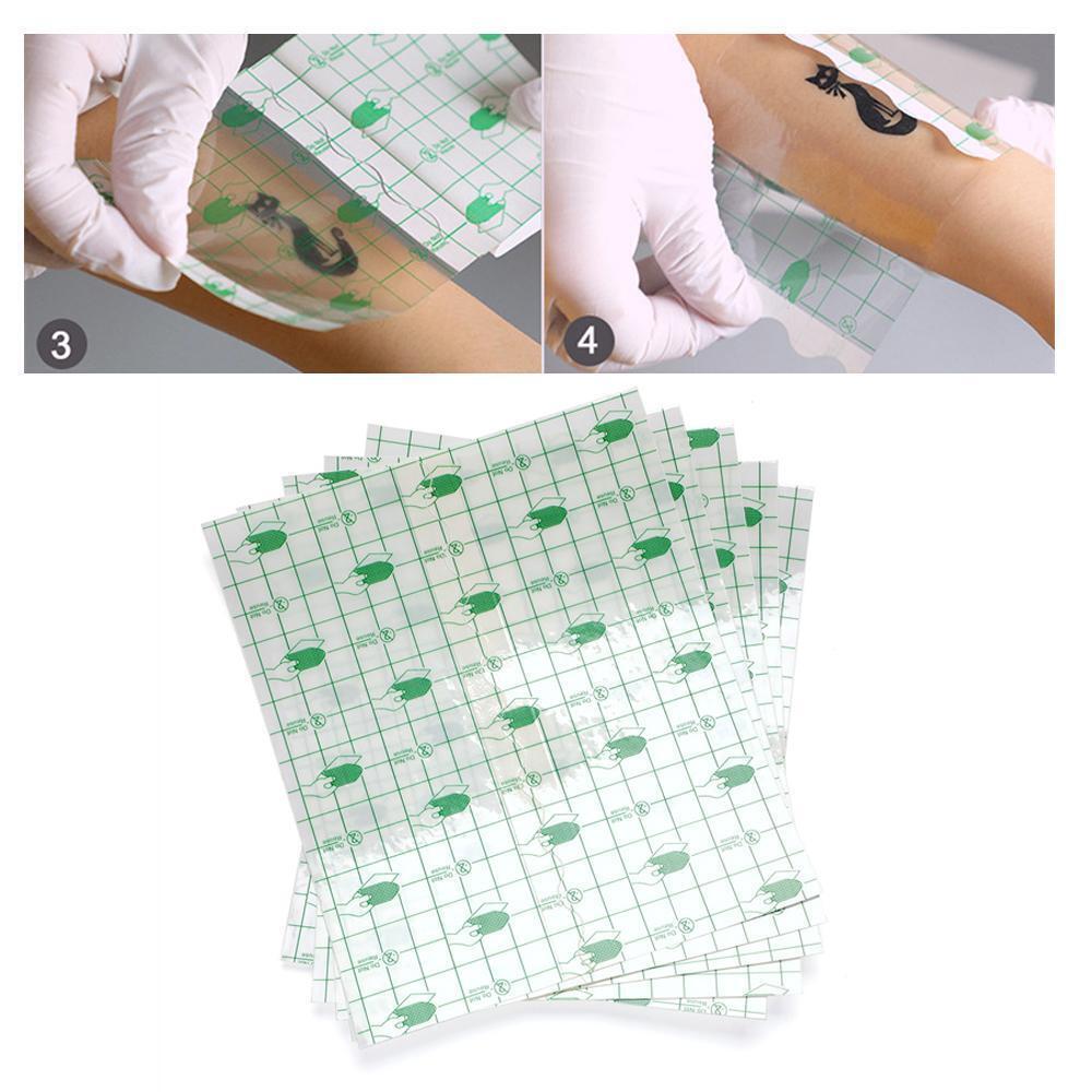 5Pcs Thin Tattoo Protective Films Dressing Tape Bandage for Second Skin Film