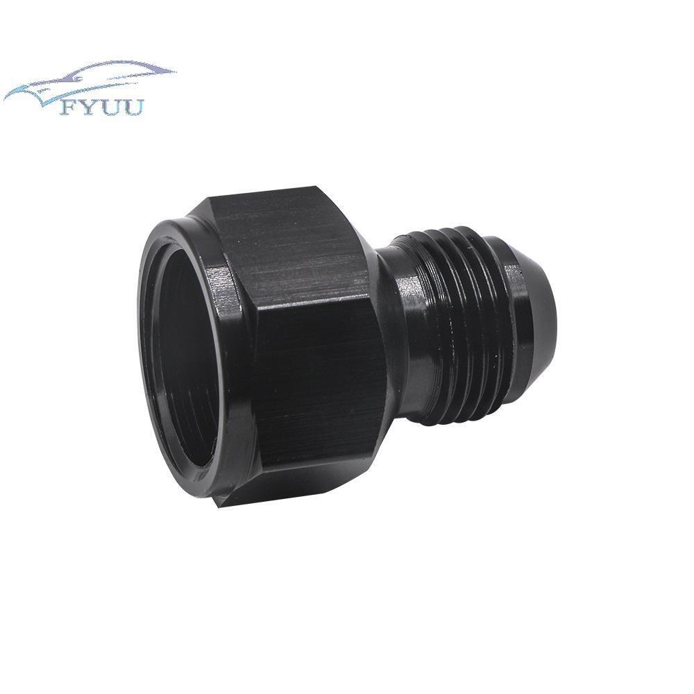 2 Pcs Black Aluminum Alloy 10AN Female to 8AN Male Flare Reducer Fitting Adapter