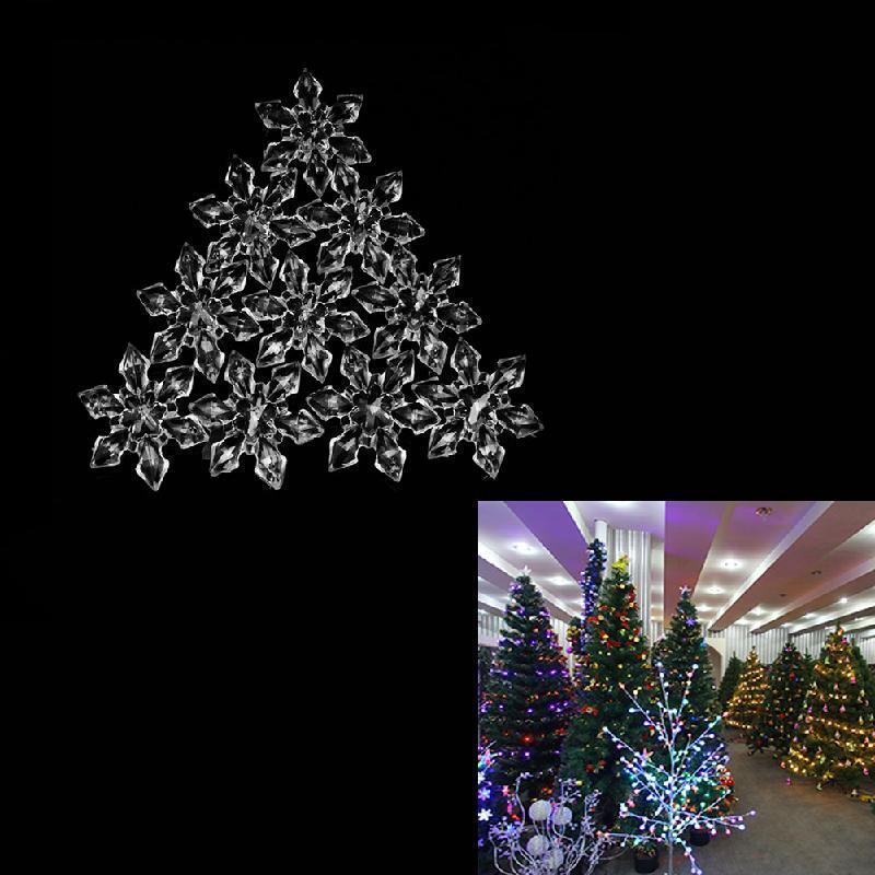 20pcs Christmas Snowflakes Party Ornaments Festival Xmas Tree Hanging Decoration