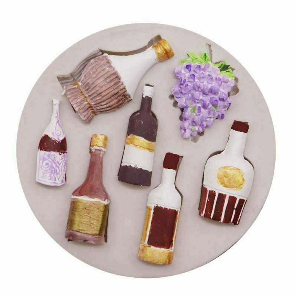 Bottle Bakeware Candy Trays Cake Baking Chocolate Mould Silicone Fondant Mold