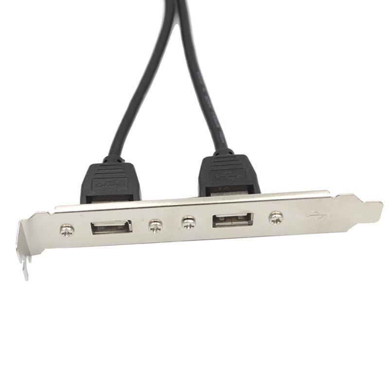 9 Pin to Usb 2.0 Cable Motherboard Chassis Rear Pci Baffle Line Extension Cable