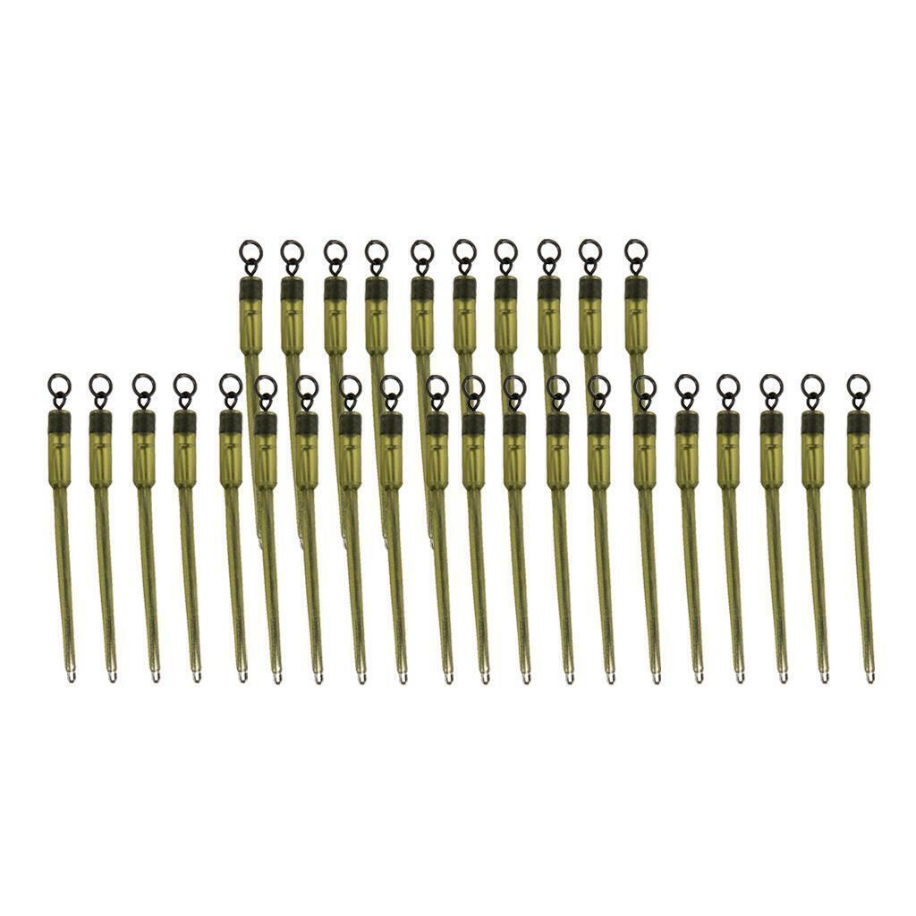 30pcs Carp Fishing Connector Terminal  Setups Insert Equipment Gear