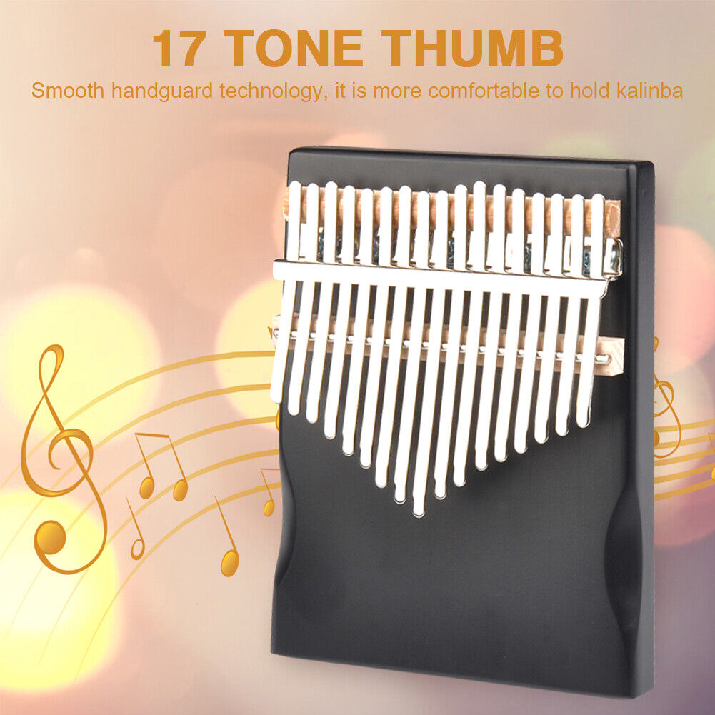 17 Key Wood Musical Instrument Thumb Finger Piano Beginners Mbira (Kalimba)