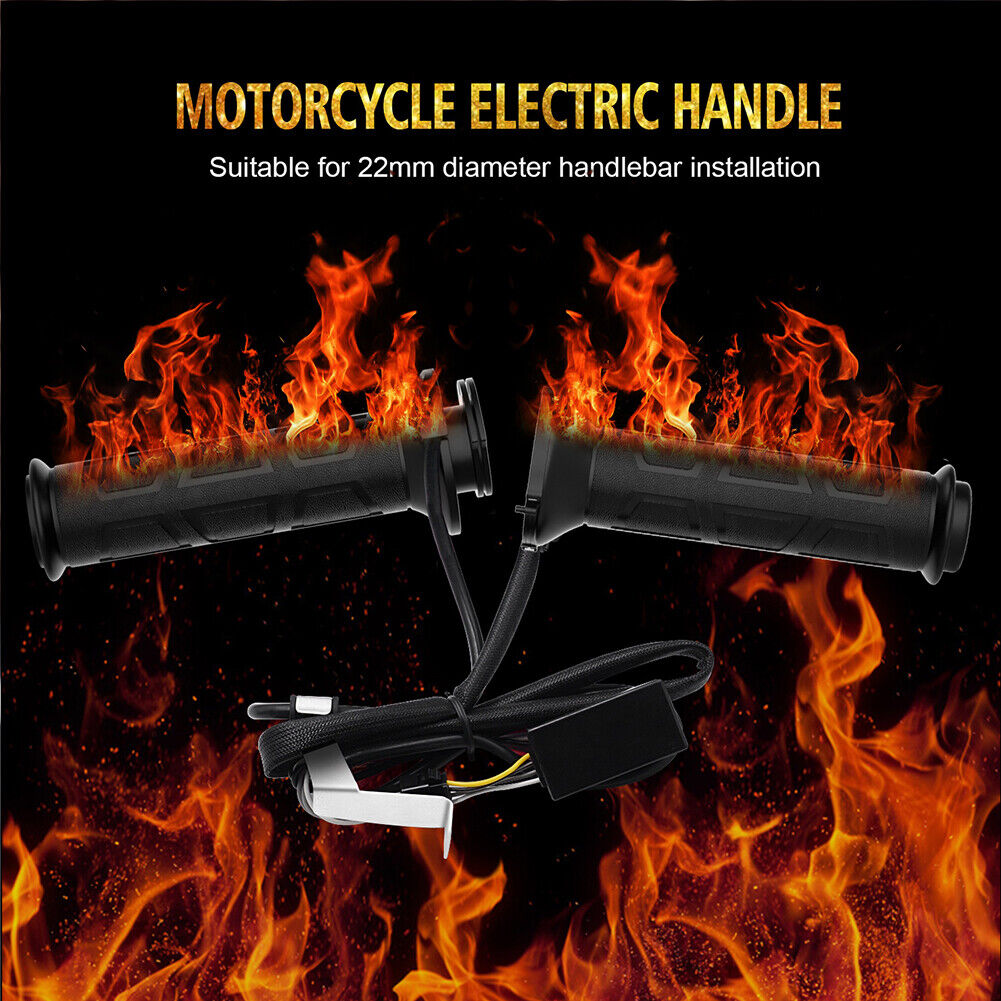 CS-095D1 7/8 Motorcycle Handlebar Electric Heated Grips for Motorbike ATV