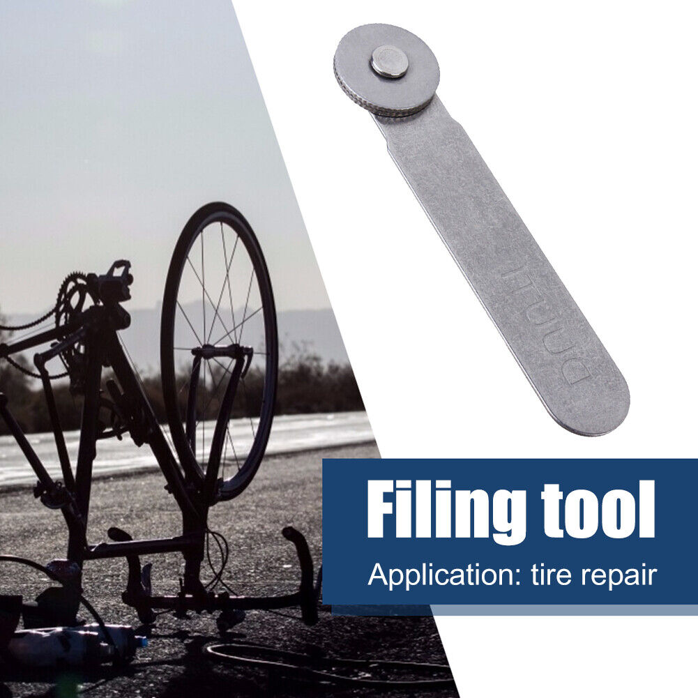 Bicycle Tire Repair File w/ Roller Bike Grater Protector File Repair Tool