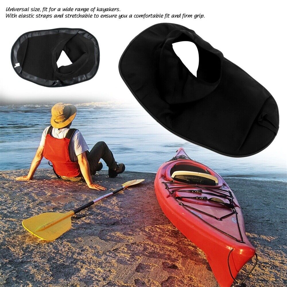 Helpful Canoe Deck Cloth Jacket Cover Boat Guard for 74-86cm/ 29-33.85 Kayak Use