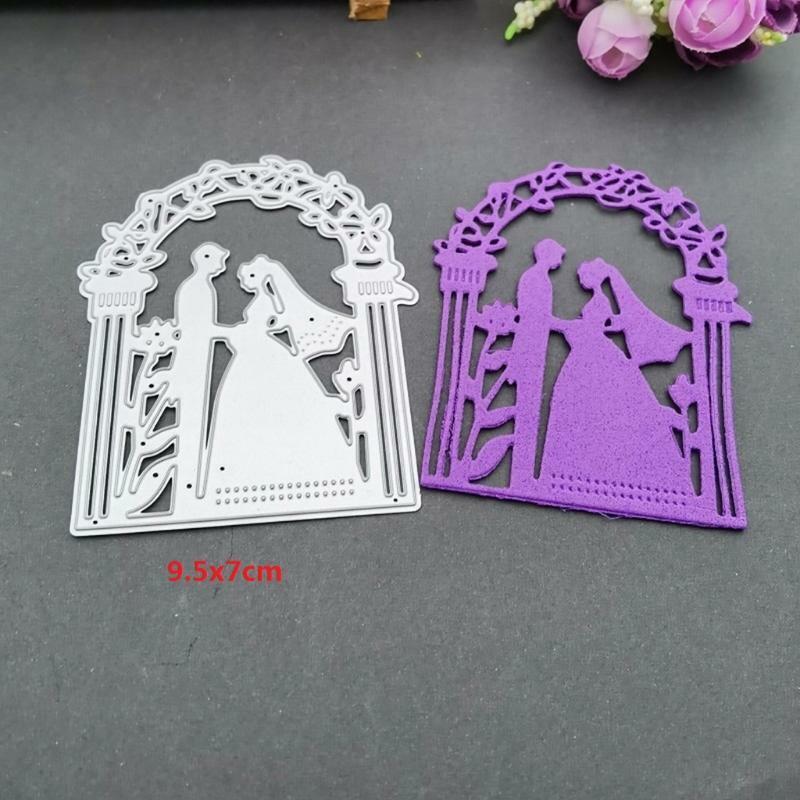 Flower Wedding Metal Cutting Dies Stencil Scrapbooking DIY Album Stamp Embossing