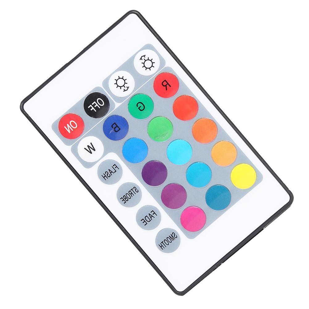 IR 24 Keys LED Light Strip Remote Controller w/5-24V RGB Controller (0.5m)