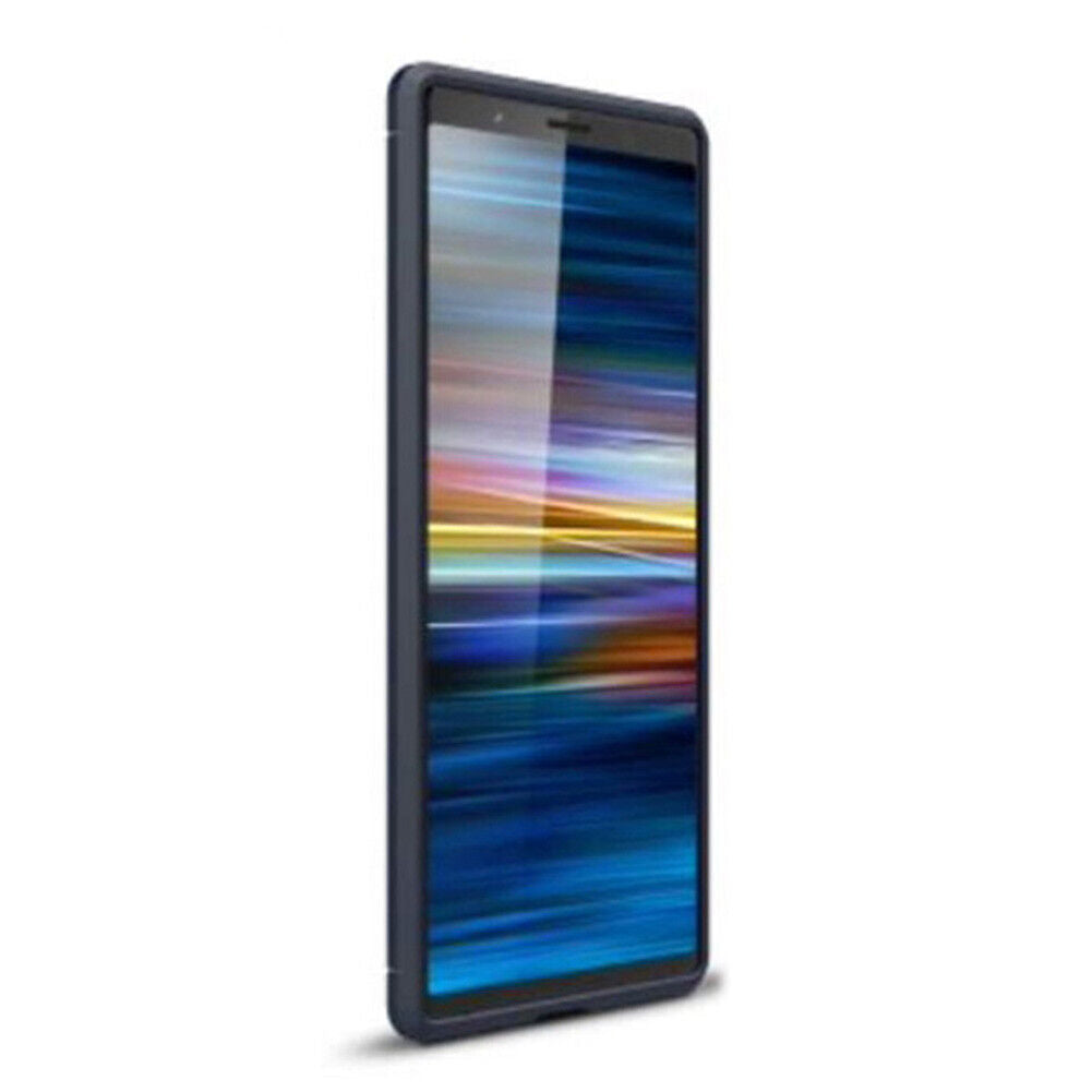 Carbon Fiber Soft TPU Protective Cover Cell Phone Case for Sony Xperia 1 II