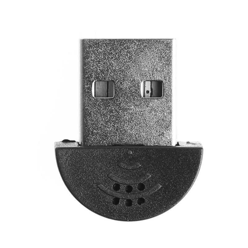 Super Mini USB 2.0 Plug Microphone Speech Recording Audio Adapter For Laptop PC
