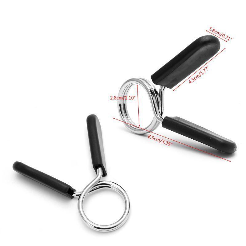 Barbell Dumbbell Rod Buckle Spring Clip Spring Buckle Spring Clip Barbell Lock